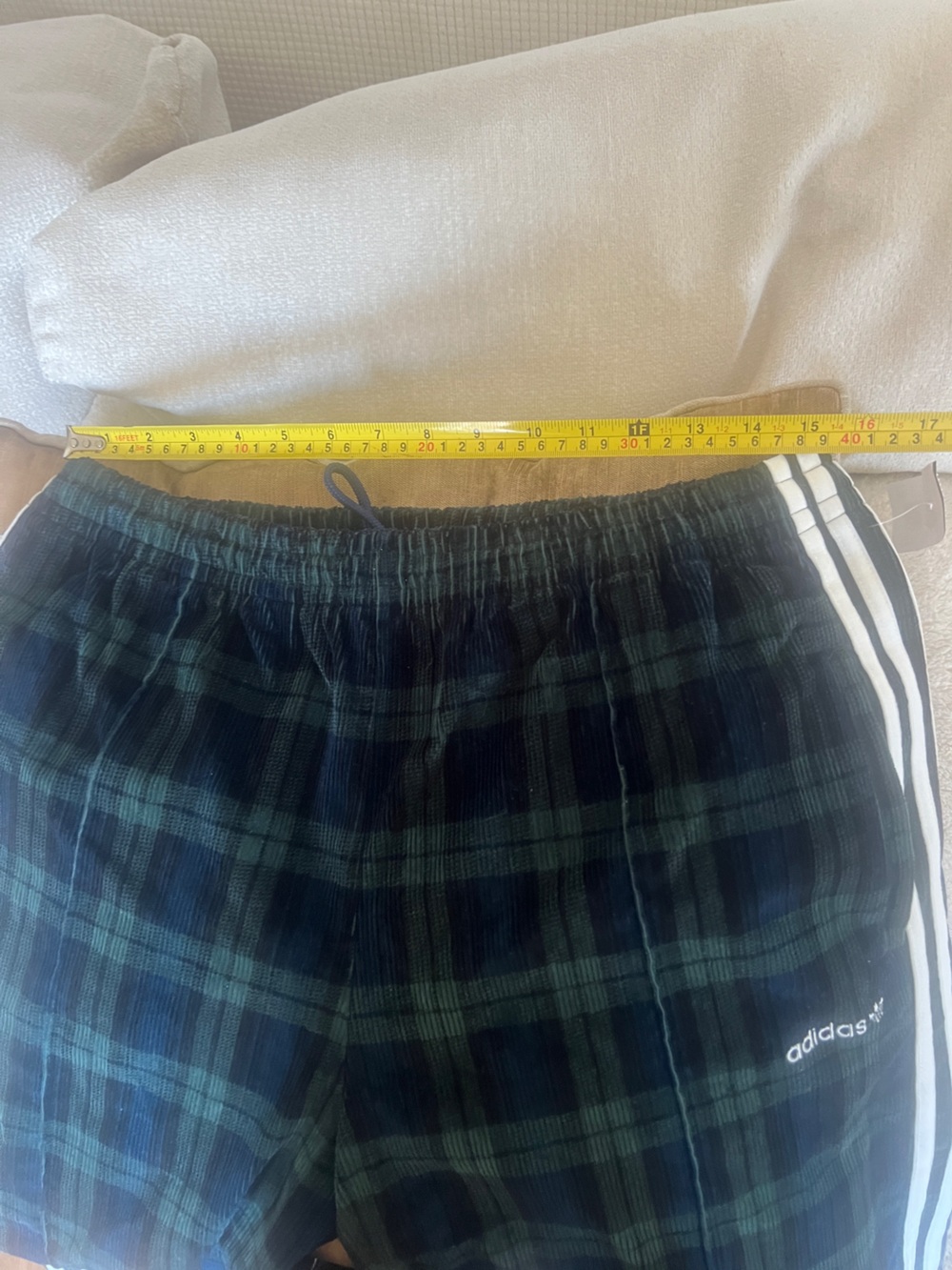 Adidas Originals Tartan, Navy & Green Plaid,, Tik tok IG Viral, FIFA, Limited! - Picture 7 of 13